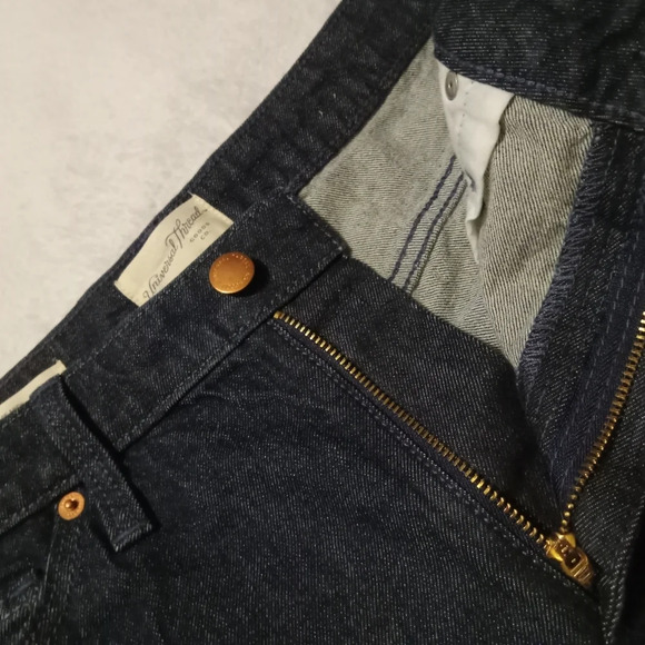 Universal Thread Like New Dark Denim Vintage Midi Cuffed Hem Mom Shorts size 4 - Picture 3 of 6